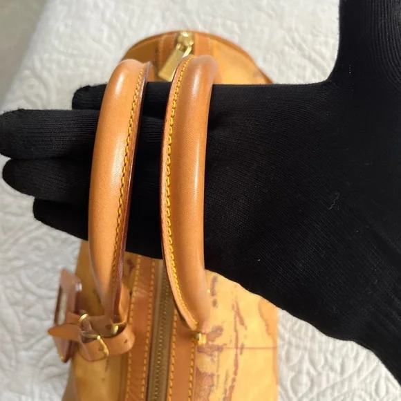 ALVIERI MARTINI NWOT AUTHENTIC GEO CLASSIC BOSTON BAG - Picture 9 of 14